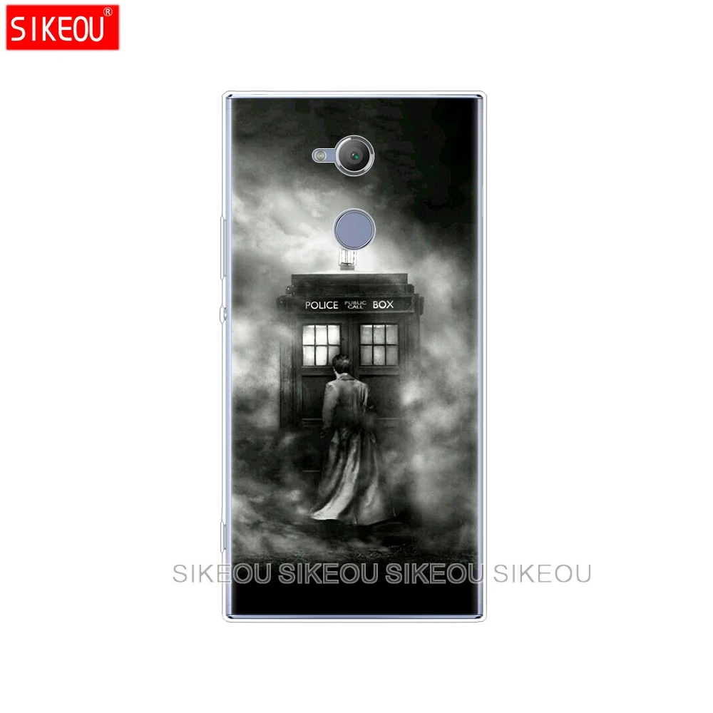 Силиконовый чехол для телефона sony xperia XA1 XA2 ULTRA PLUS L1 L2 XZ1 XZ2 compact XZ PREMIUM Tardis Box Doctor