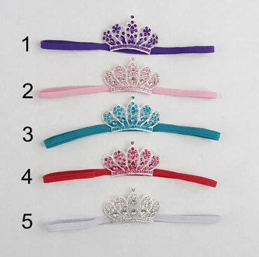 Новинка 2018 года повязка на голову Стразы для новорожденных девочек Детские