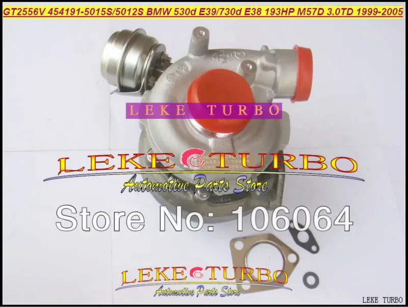 GT2556V 454191 5012S 5015S турбокомпрессор турбины для BMW 530D E39 730D E38 1999 05 M57D M57 D30 3.0L 193HP|turbocharger