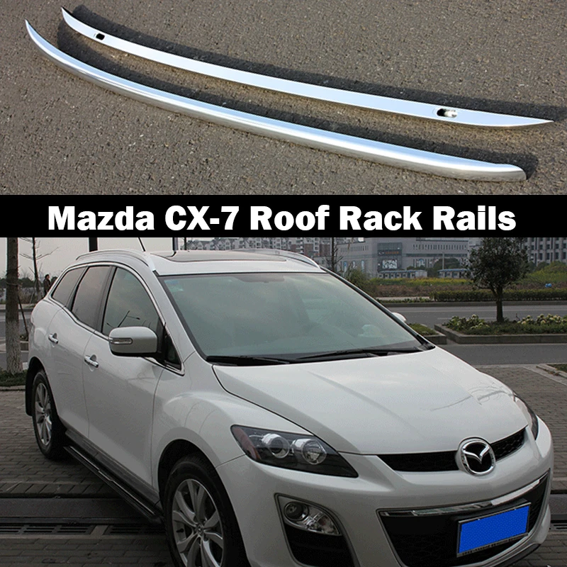 Для Mazda CX-7 2010-2018 багажник на крышу рельсы бар багаж несущая штанга верхние стойки - Фото №1