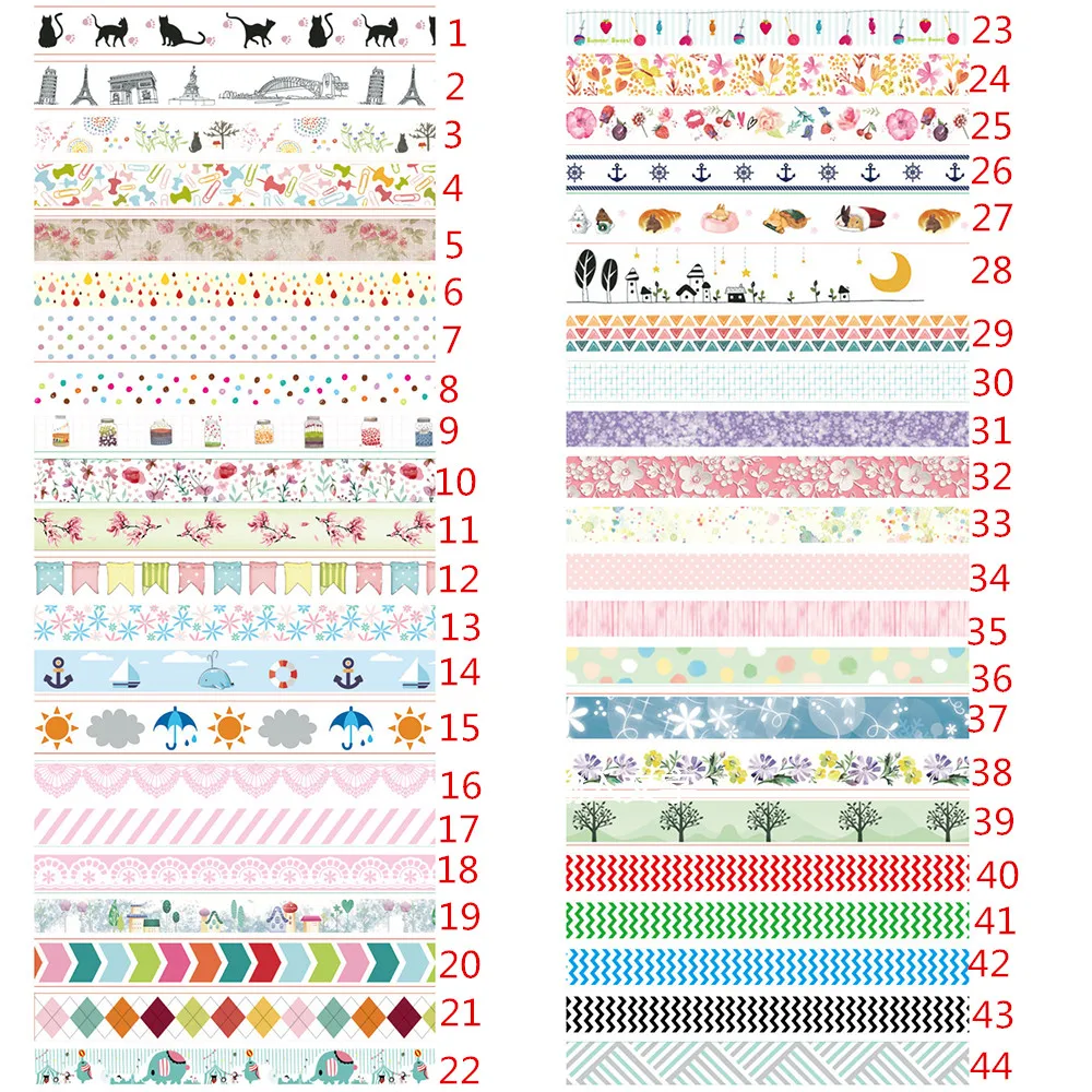 Декоративная клейкая лента Washi декоративная бумага для скрапбукинга