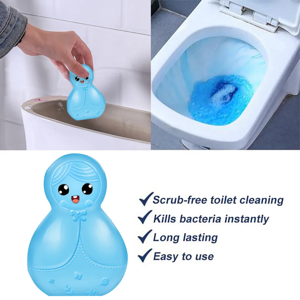 Autoile автоматический очиститель для туалета Magic Flush Bottled Helper Blue Bubble удивительные продукты для улучшения дома в ванной комнате# X