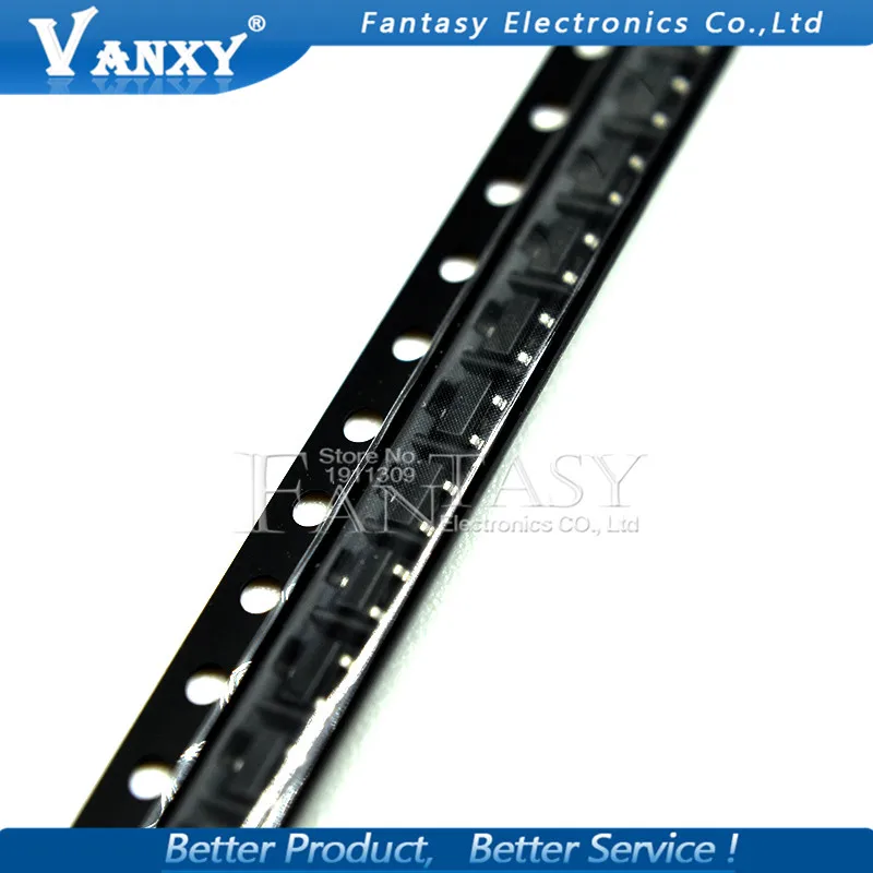 100 шт. транзистор 2N2222 1P SOT23 2N2222A SOT-23 SMD новое и оригинальное IC