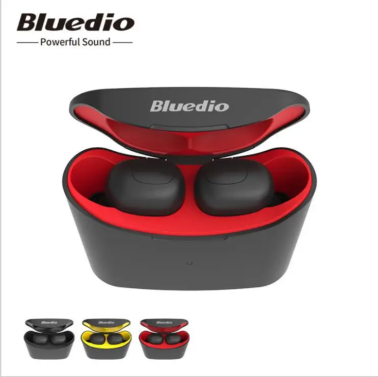 

Bluedio T-elf TWS Bluetooth-наушники 5,0 оригинальные с зарядным боксом, Спортивные Беспроводные наушники для музыки и сотовых телефонов