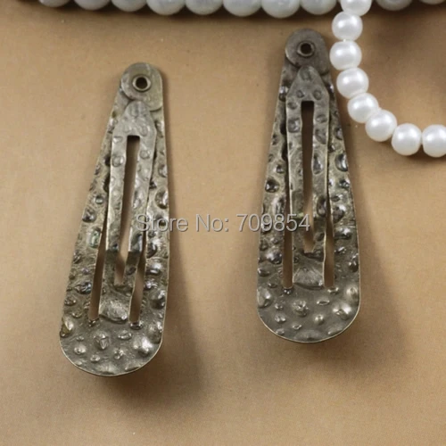 48mm oval shape bobby pin hair clip -- bronze plated --500pcs | Украшения и аксессуары
