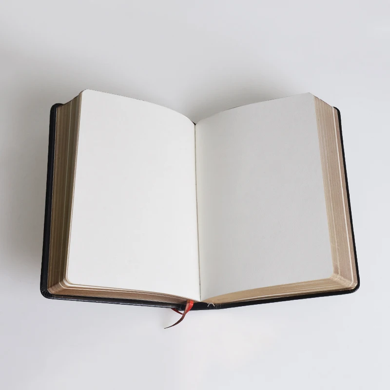 Черный Тетрадь большой Размеры Винтаж толстые Библия дневник книжка Дневник