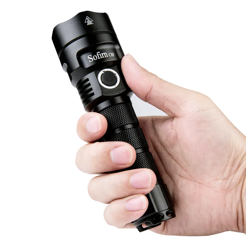 Sofirn C8F светодиодный мощный фонарик 21700 фонарь Cree XPL 3500 мл фонарь с индикатором питания 18650 фонарик для улицы