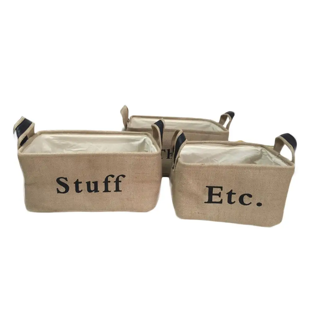 Лидер продаж 1 предмет Размеры S/M/L из натурального джута хранения хлопко-льняной