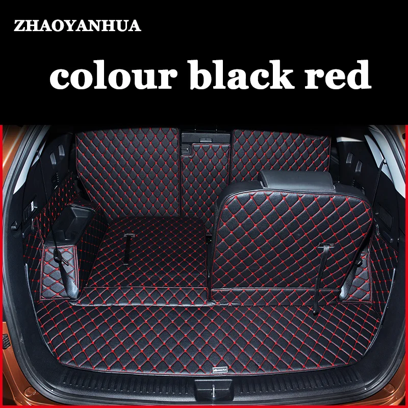 

ZHAOYANHUA Custom fit car Trunk mats for Mazda 3/6/2 MX-5 CX-5 CX-7 5D heavy duty all weather protection carpet floor liner