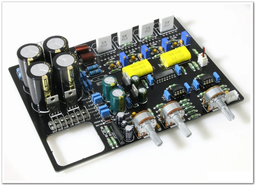 Class AB HiFi LM3886 параллельная 2x150 Вт стерео двухканальная комбинированная Плата