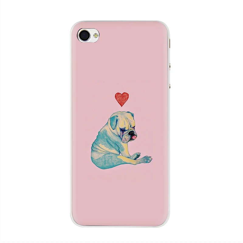 H10 Жесткий чехол с Мопсом для iphone 5 5s 5C SE 6 6s 7 8 plus X XR XS 11 Pro Max - Цвет: H10
