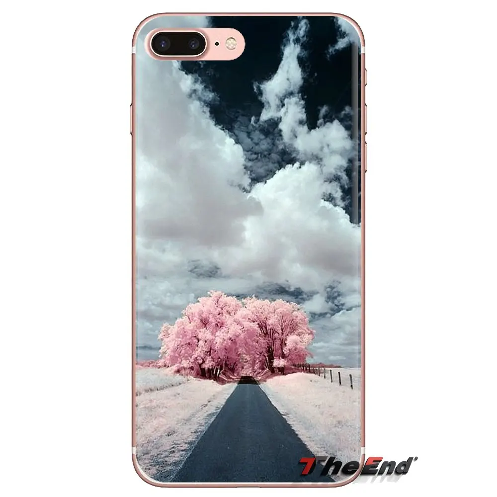 Для Xiaomi Mi3 Samsung A10 A30 A40 A50 A60 A70 Galaxy S2 Note 2 Grand Core Prime Цветочные цветки сакуры розовые