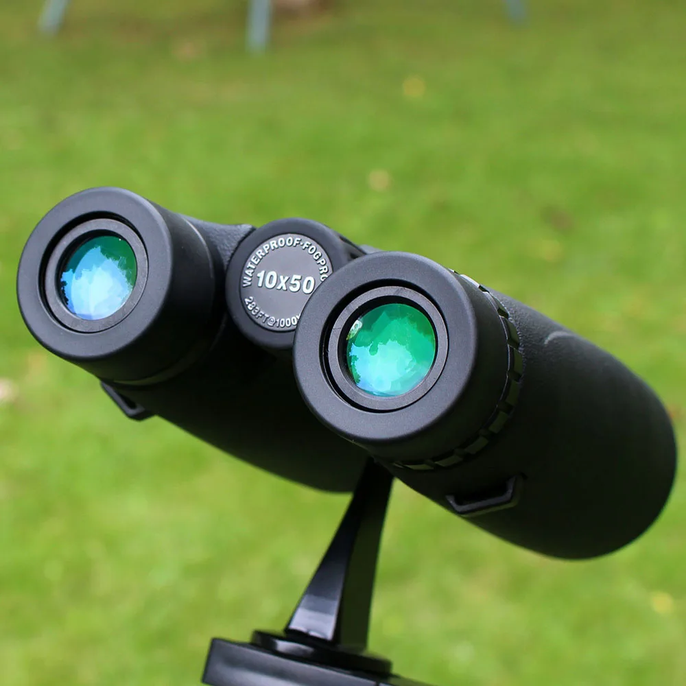 Asika HD10x50 Бинокль Профессиональный Компактный телескоп BAK4 для наблюдения за