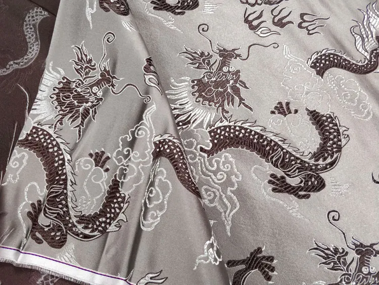 Новая китайская шелковая парча Cheongsam Красивая Cos Tangzhuang Ткань Свадебный костюм