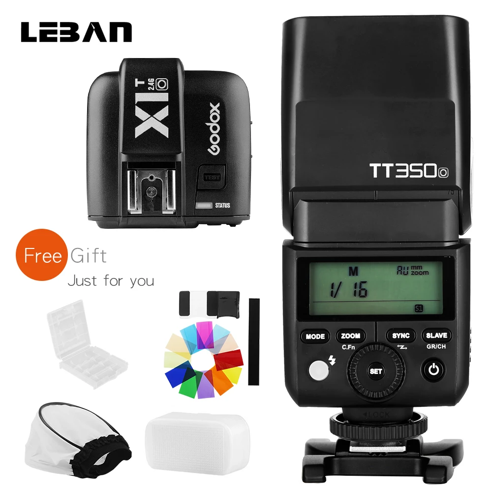 Godox Mini Speedlite TT350O камера Вспышка TTL HSS GN36 + X1T O передатчик для Olympus E M5 e pl7|flash ttl|camera flashttl