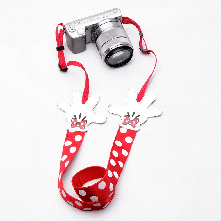 Минни Ремень DSLR SLR камера плечо панда ремень ремешок на шею для камеры держатель подходит для всех Canon Nikon sony Pentax Fuji Leica