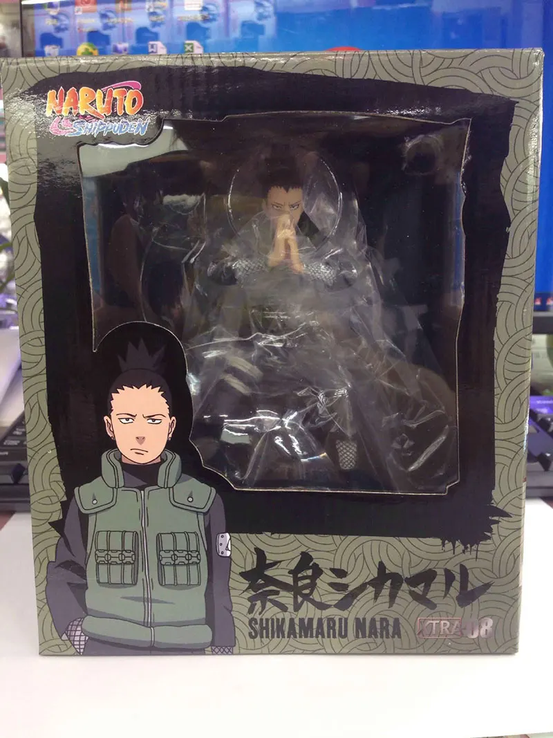 Аниме Naruto Shippuden ПВХ экшн Фигурка 15 см Nara Shikamaru коллекция моделей кукол игрушки