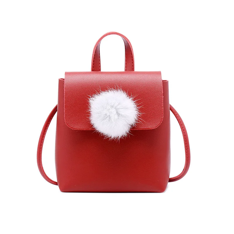 Ботиночки с помпончиками на одно плечо 2019 лето мессенджер тип оболочки сумка для