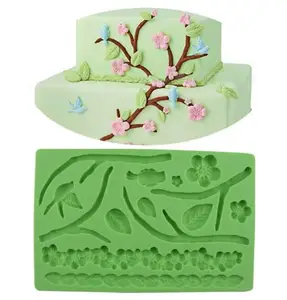 Инструменты для украшения тортов в форме листьев птицы, принадлежности для выпечки, помадка, кружево, кухня выпечка, принадлежности для поделок, торты, десерты