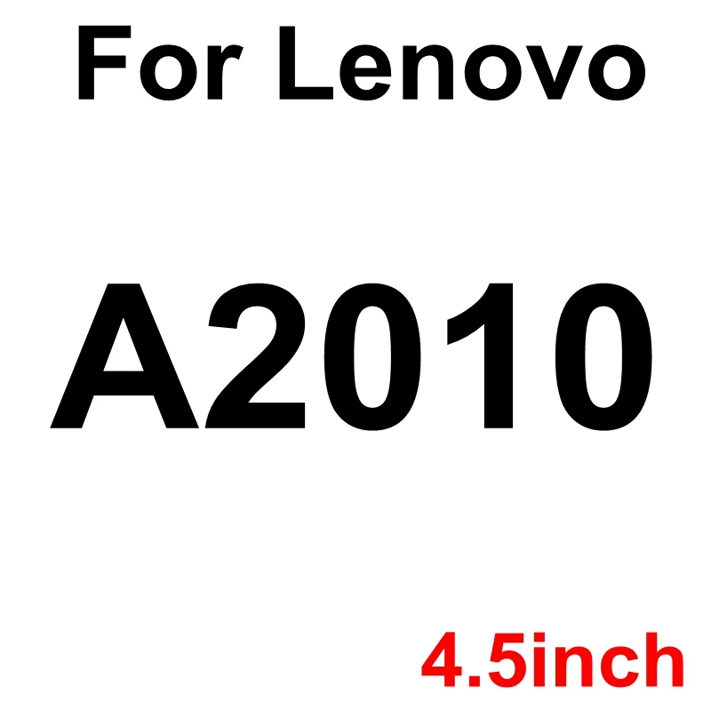 2.5D защита экрана из закаленного стекла для lenovo K3 K5 K6 Note Plus A536 A1000 A2010 A5000 C2 Vibe P1M C A2020 защитная пленка - Цвет: A2010