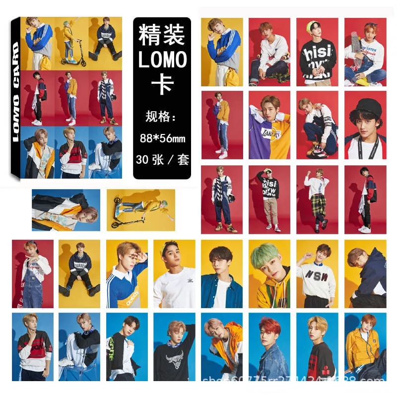 30 шт./компл. модные NCT 127 Фотокарта KPOP мечта NCT Taeyong/MARK/WINWIN/JaeHyun/jungwoo ЛОМО карта с фотографией, Новое поступление