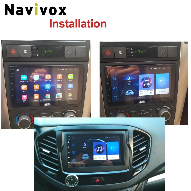Navivox " Радио gps 2 DIN в автомобиль плеер Android 8,1 GO Универсальный радио gps Навигация Аудио плеер для Nissan Toyota hyundai Polo