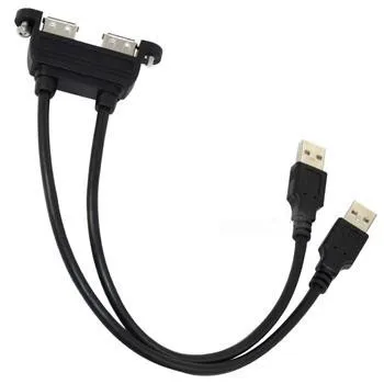 0 5 м резьбовое отверстие может быть исправлена с двойной удлинитель USB кабель уха