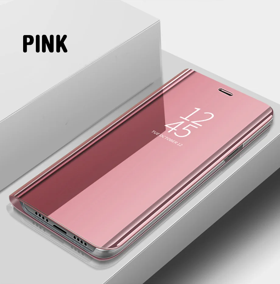 Умный зеркальный флип-чехол для телефона Samsung Galaxy A70 A50 A40 A30 A20 A10 S8 S9 Plus, чехол-подставка для M10 M20 M30, чехлы