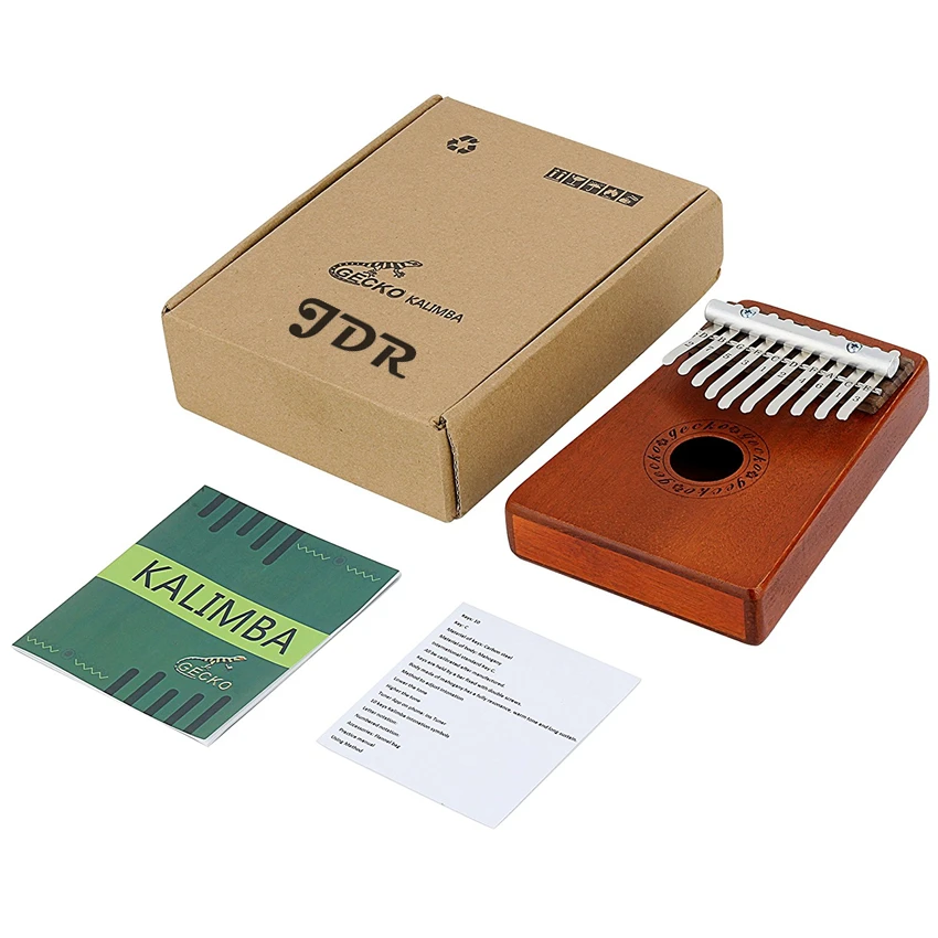 JDR калимба Mbira Sanza 10 клавиш большой палец пианино карманный размер для начинающих