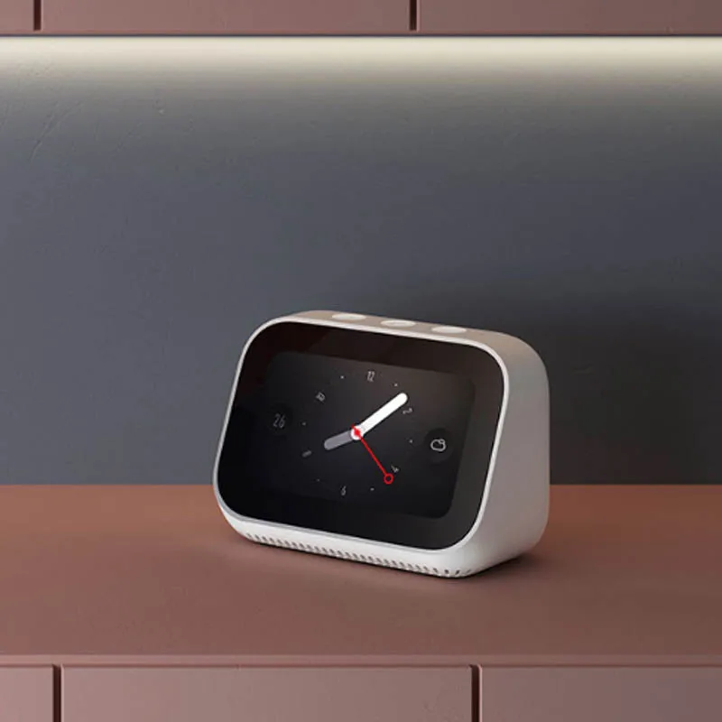 Xiaomi AI сенсорный экран Bluetooth 5 0 динамик цифровой дисплей будильник Wi Fi умное