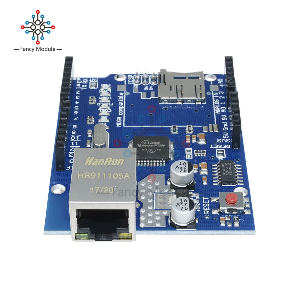 Сетевая плата для Ethernet экрана W5100 R3 UNO Mega 2560 1280 328 1 шт. макетная Arduino Micro SD карты TCP|board