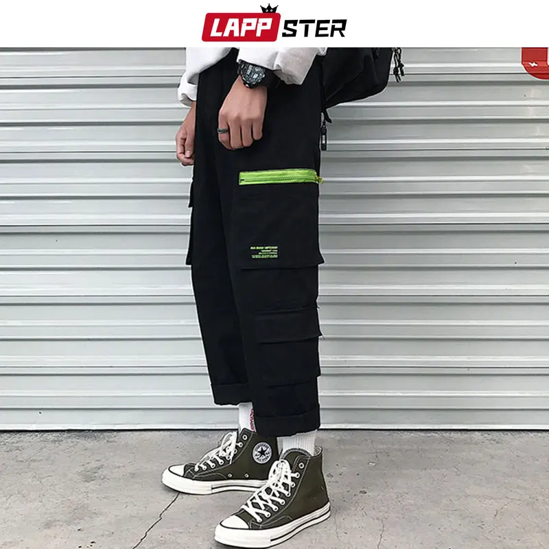 LAPPSTER Японская уличная одежда брюки карго мужчины 2020 комбинезоны s спортивные с