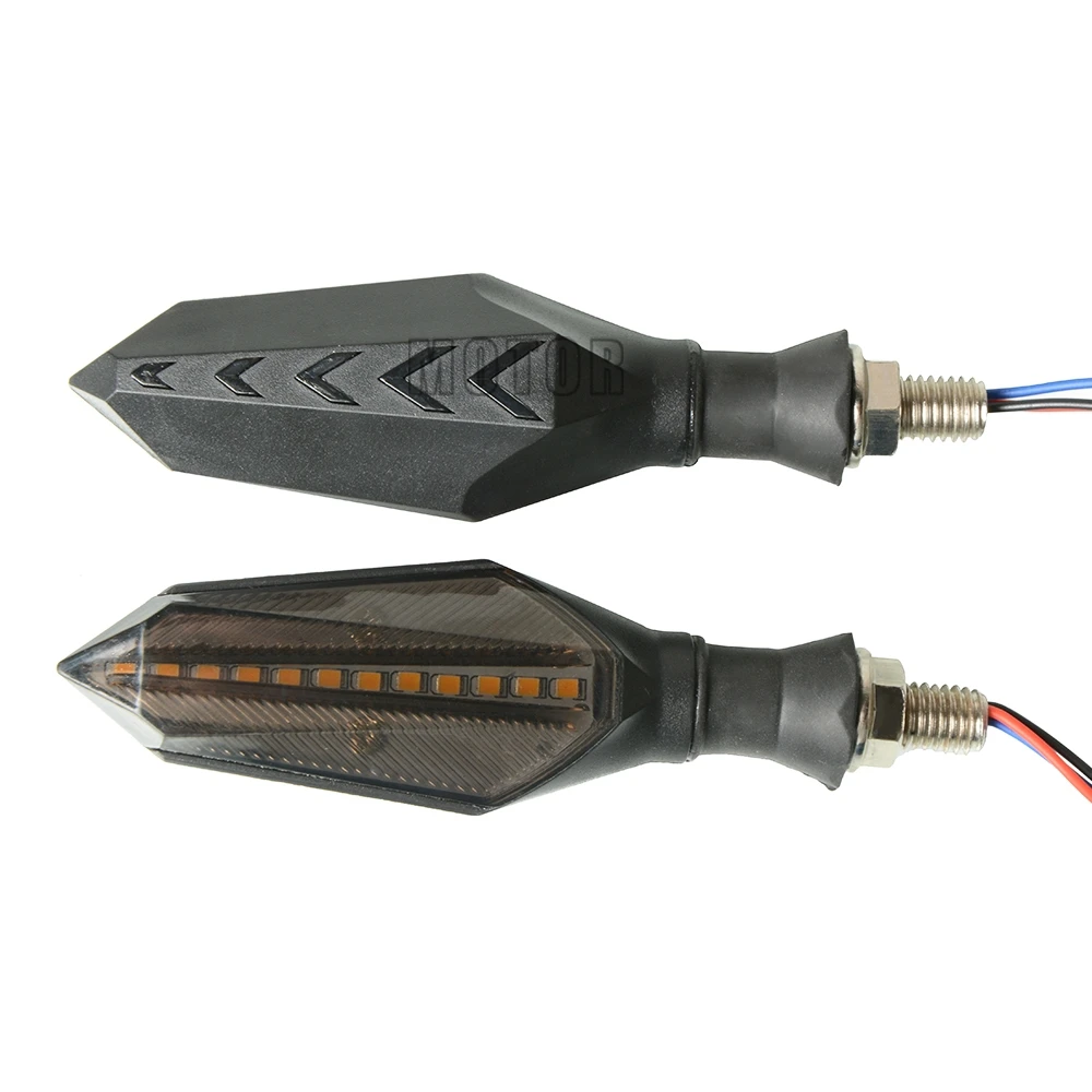 Универсальный 2 шт. мотоцикл поворотник для Honda Yamaha MT YZF Suzuki BMW Kawasaki Ninja ZX Led задний