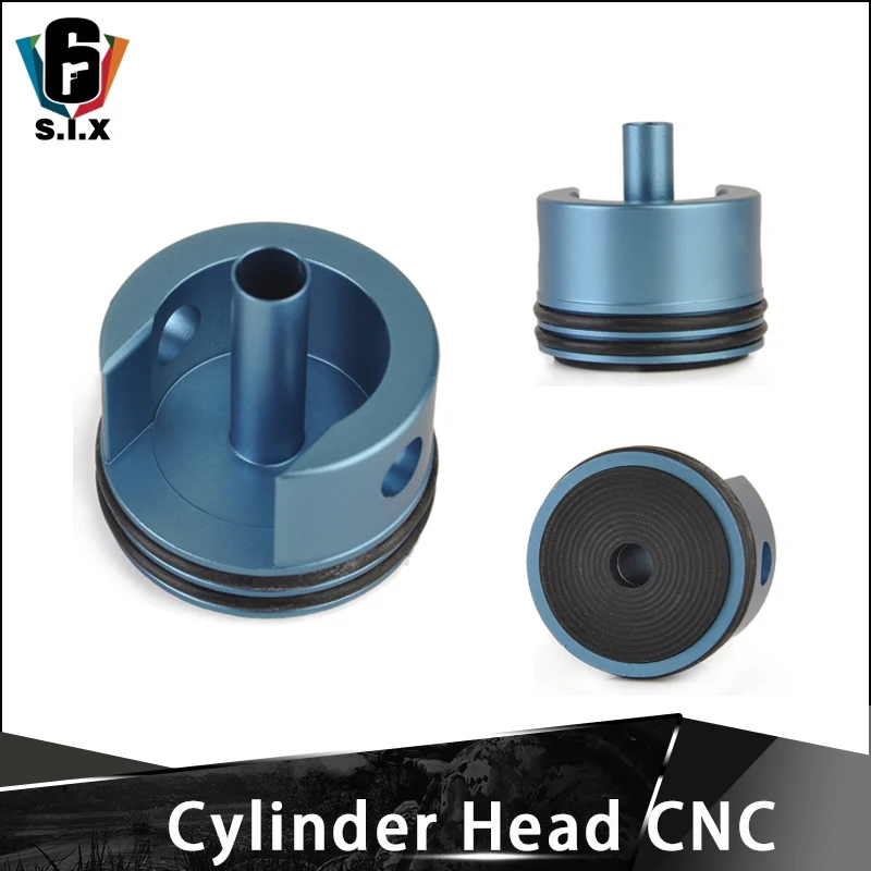 

Super Silent Cylinder Head CNC Piston With Cusion Pad For AEG Airsoft Ver.2 Gearbox (PTS) MASADA Gear Box