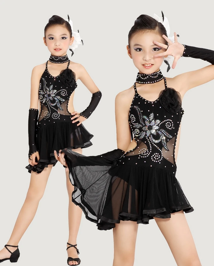 Платье детское для латиноамериканских соревнований стандартная детская одежда
