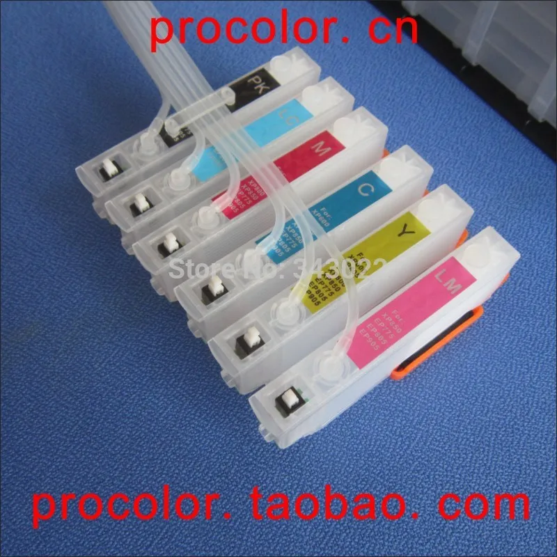 Новая американская версия ciss для epson XP 850/XP 650/XP 750/XP 950 (T277XL1 T277XL6) с чипом ARC (не