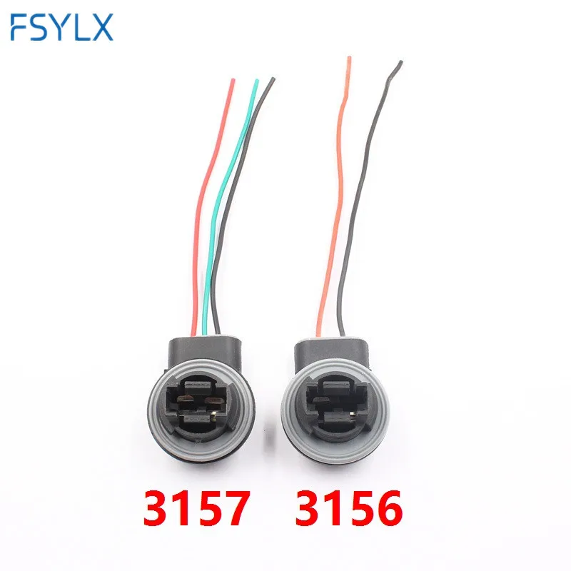 10 шт. патроны для светодиодных ламп 3156 3157|connector for led|connectors cablesconnector led |