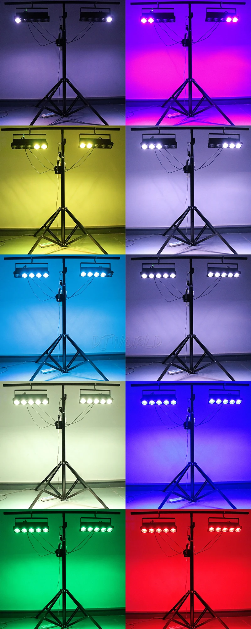 Djworld светодиодный 25x12 Вт RGBW Блиндер матрица DMX512 сценический эффект освещение для DJ диско вечерние ночной клуб и свадебные украшения
