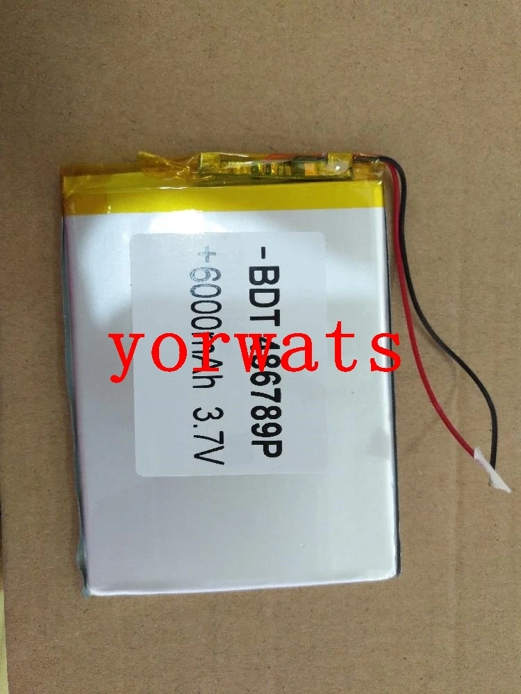 Литий-ионная аккумуляторная батарея 3 7 V 486789 6000mAh