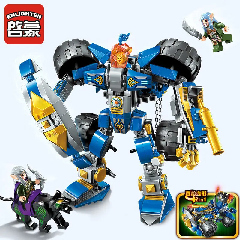 Просвещения Building Block войны of Glory замок рыцарей машины рыцарь 3 фигурки 372 шт.