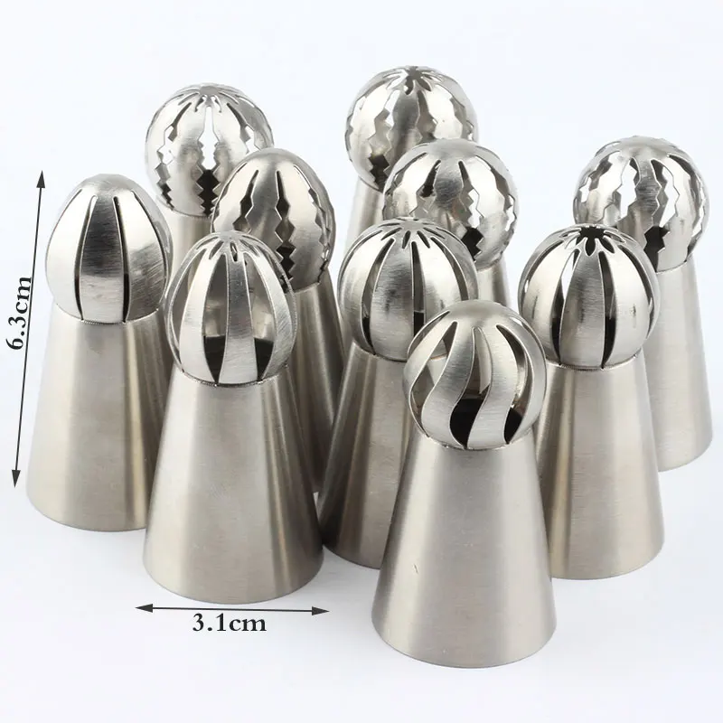 76 шт./компл. шариковая Сфера русская выпечка наконечники большая трубка Sultan