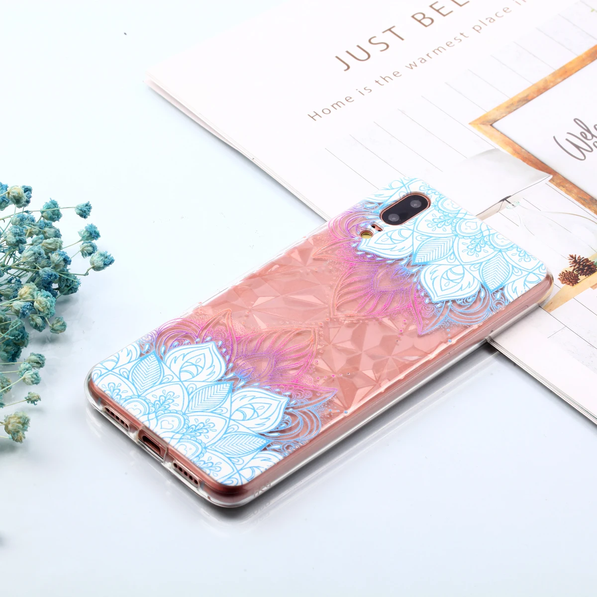 Модный чехол для HUAWEI P20 P 20 Lite Pro телефона силиконовый из ТПУ с бриллиантами Huawai Mate10