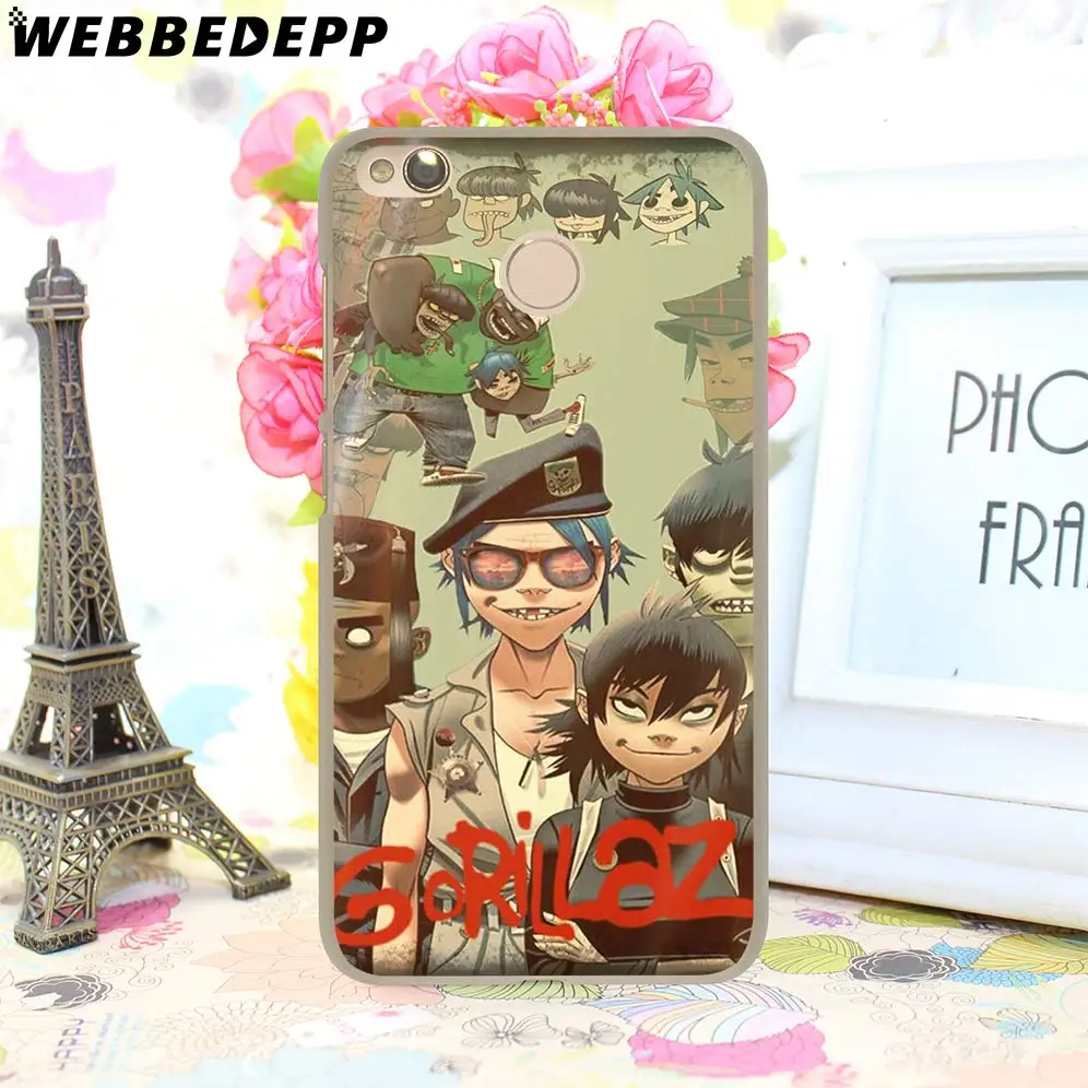 WEBBEDEPP Gorillaz группа чехол для телефона для Xiaomi Redmi 4X 4A 5A 5 6plus Pro 6A S2 7 Note 5, 6, 7, 8 Pro 4X Go крышка - Цвет: 3