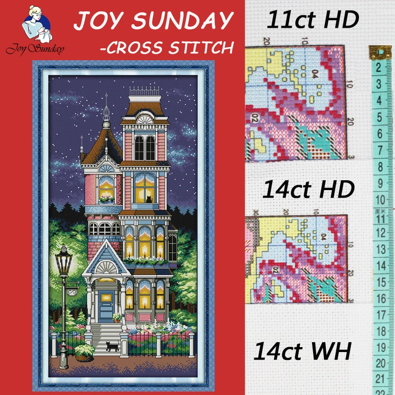 Набор для вышивки крестиком JOY SUNDAY набор рукоделия DMC крестиком|joy sunday|cross stitchset for