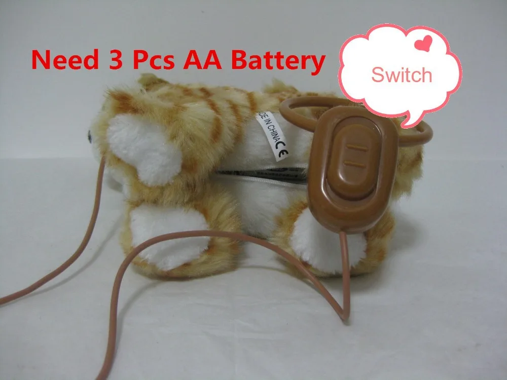 Walking Singing Electronic Pet Cat Funny Toy Plush Educational Children's Best Gift |