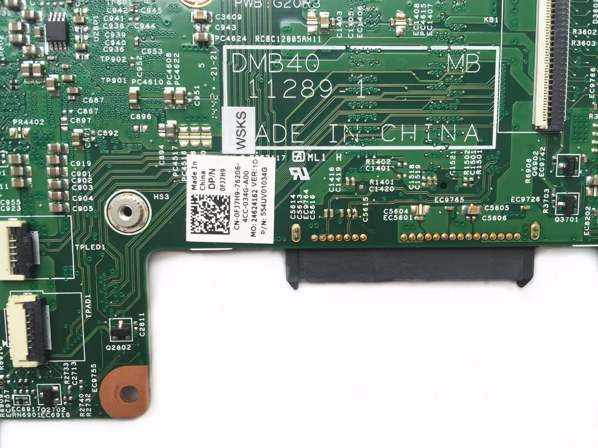 Высокое Качество MB 0FJ7H9 CN для Dell Inspiron 14z 5423 материнская плата ноутбука DMB40 11289 1 SR0XG I7