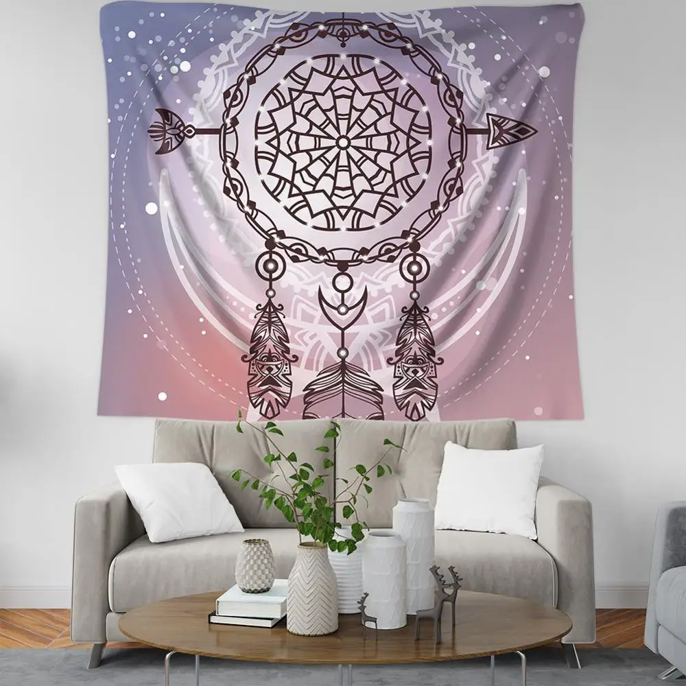 

indian wall tapestry wall hanging dianmond wall carpet mandala doek moon tapestry