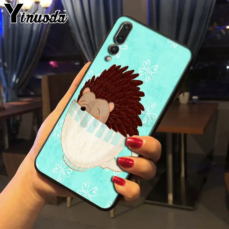 Yinuoda чехол для телефона с изображением животных yhogea ride a bike милый huawei p20 pro p20lite