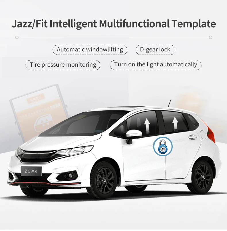 Для Honda Jazz/Fit Window Closer Lift Авто свернуть 4 двери окно закрыть заднего вида складной closeing