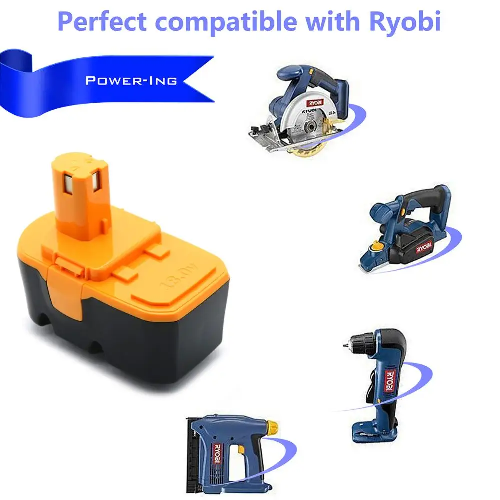Сменный аккумулятор для Ryobi P100 18v 3ah|Комплекты батарей| |